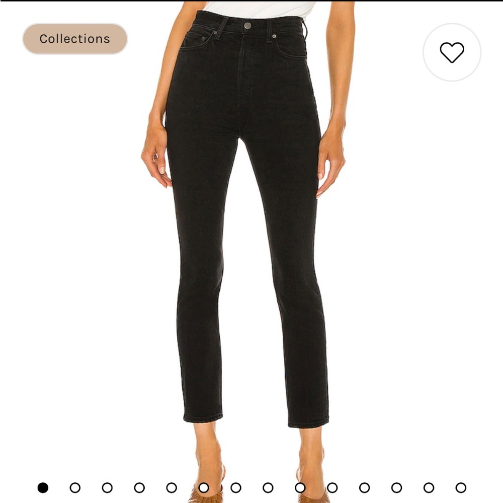 GRLFRND size 31 The Piper super High Rise Stretch Slim Crop Hollywood Heights